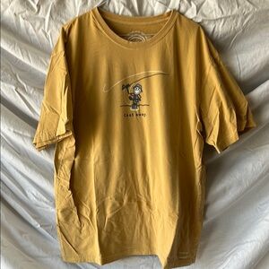 Life Is Good Gold/Yellow Short Sleeve Tee with Graphic XL